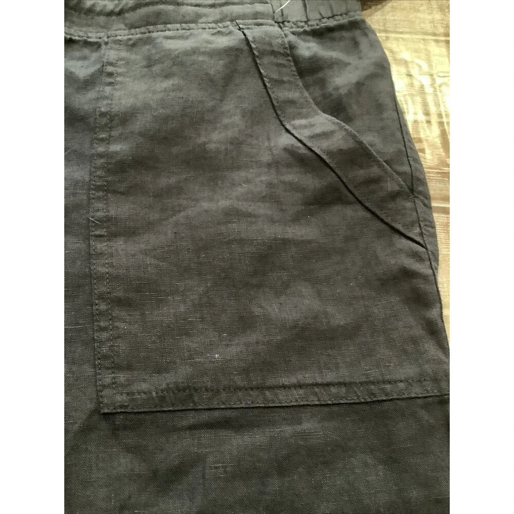 ATHLETA  Linen ankle  panavy Pant  Size 14T NWT